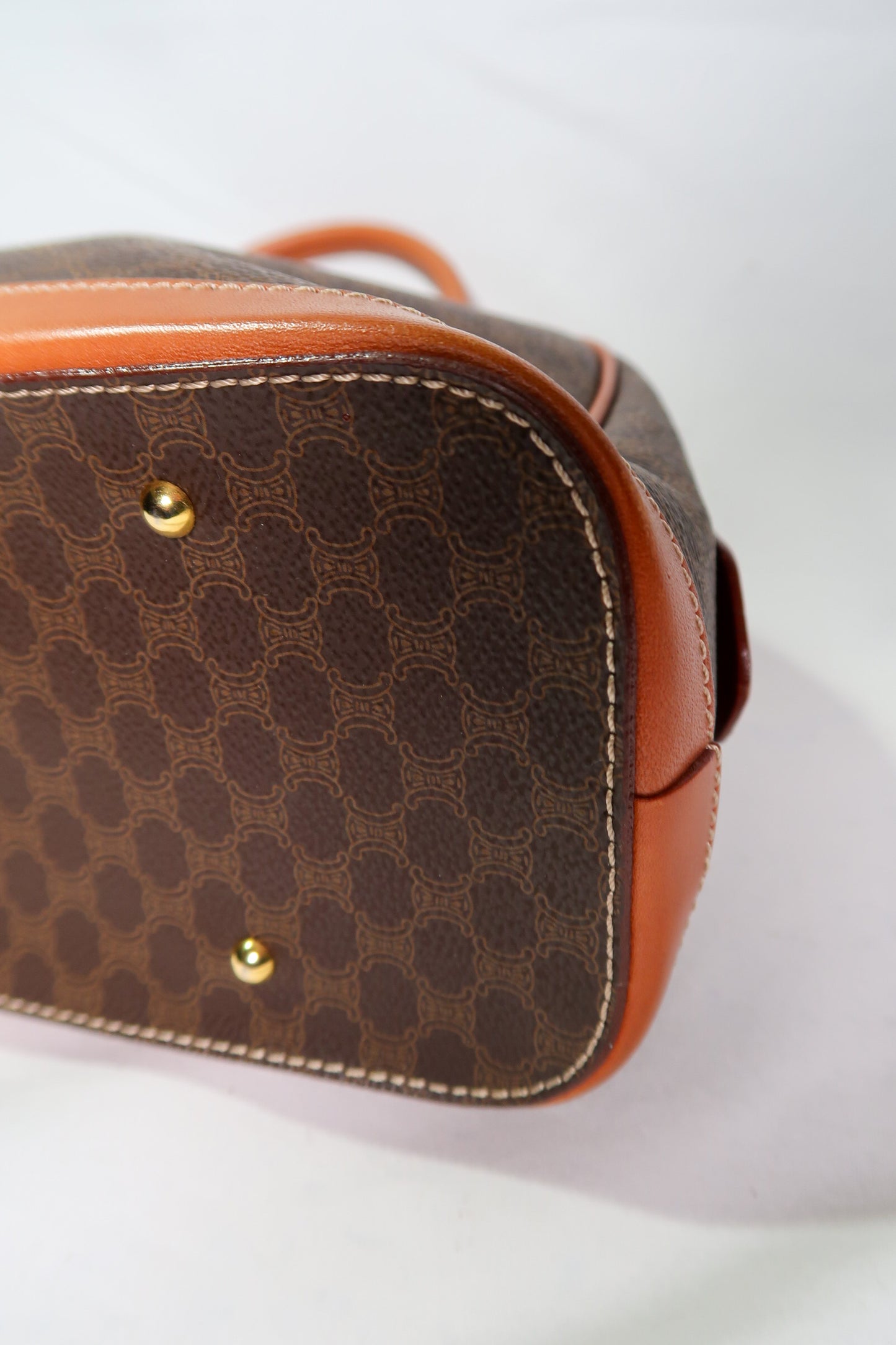 Vintage Celine Macadam Mini Dome Satchel