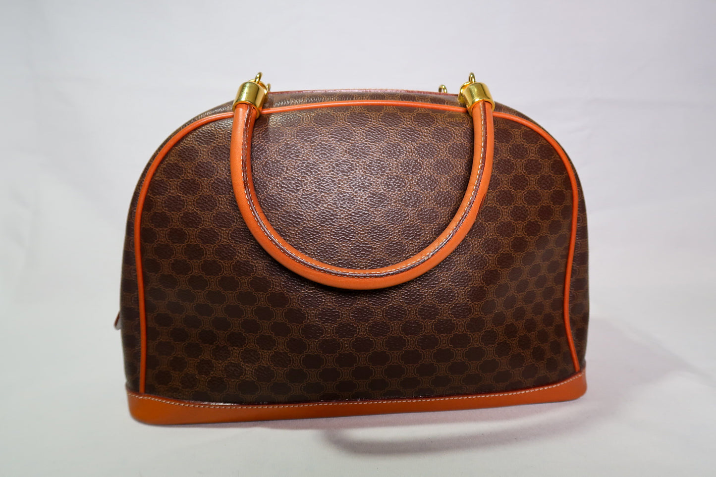 Vintage Celine Macadam Mini Dome Satchel