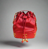 Chanel Red Caviar 3 'CC' Bucket Bag Medium