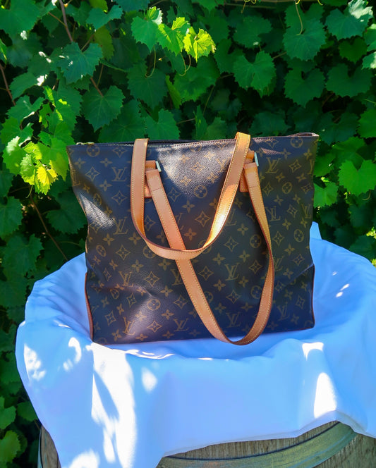 Louis Vuitton Monogram Cabas Mezzo Tote Bag
