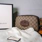 Gucci GG Supreme Monogram Web Neo Vintage Shoulder Bag Beige New Acero