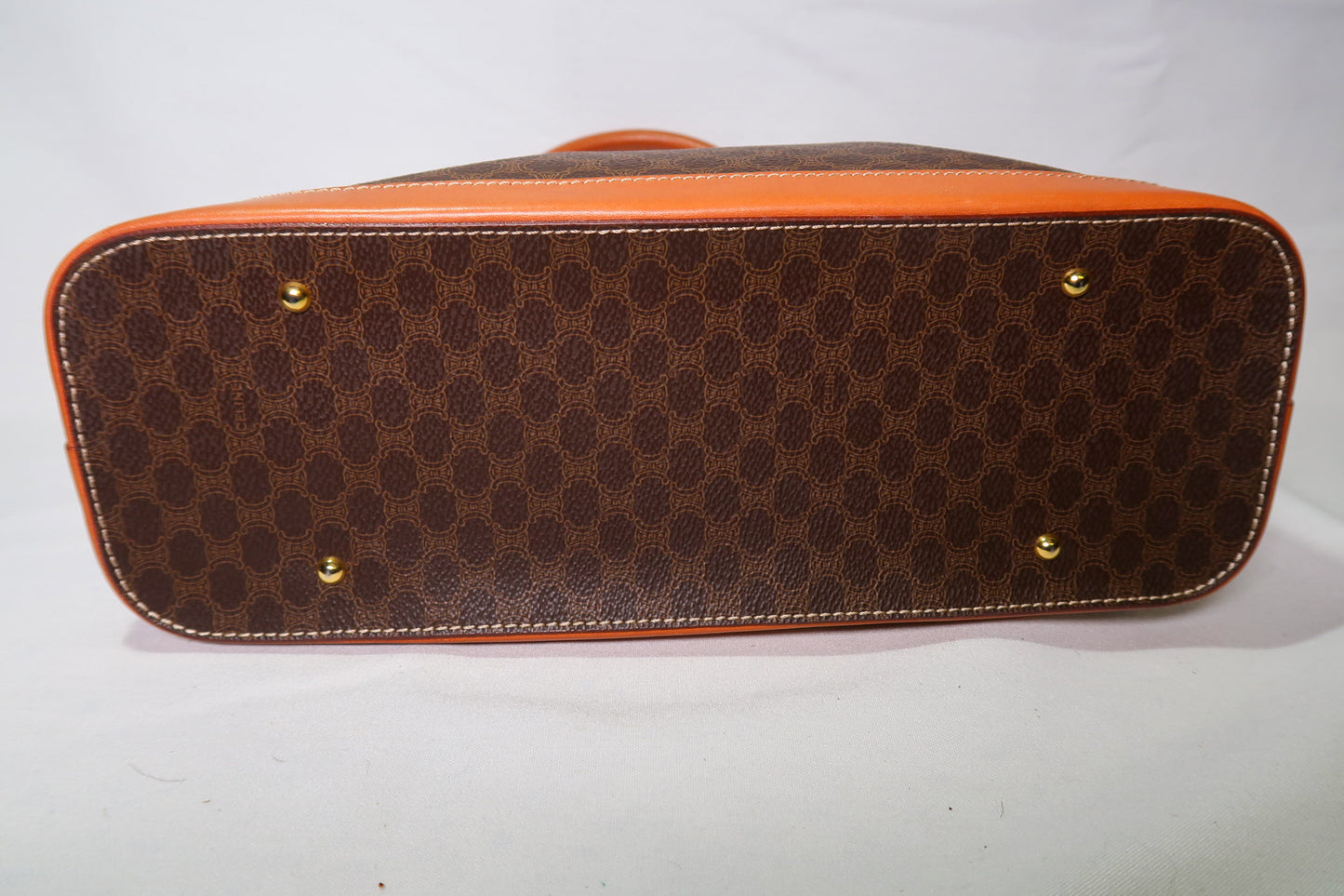 Vintage Celine Macadam Mini Dome Satchel