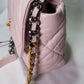 Chanel 19 Flap Bag Agneau Brillant Violet Clair