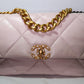 Chanel 19 Flap Bag Agneau Brillant Violet Clair
