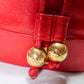 Chanel Red Caviar 3 'CC' Bucket Bag Medium