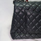 Chanel Caviar Lizard-Trimmed Coco Handle Bag
