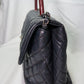 Chanel Caviar Lizard-Trimmed Coco Handle Bag