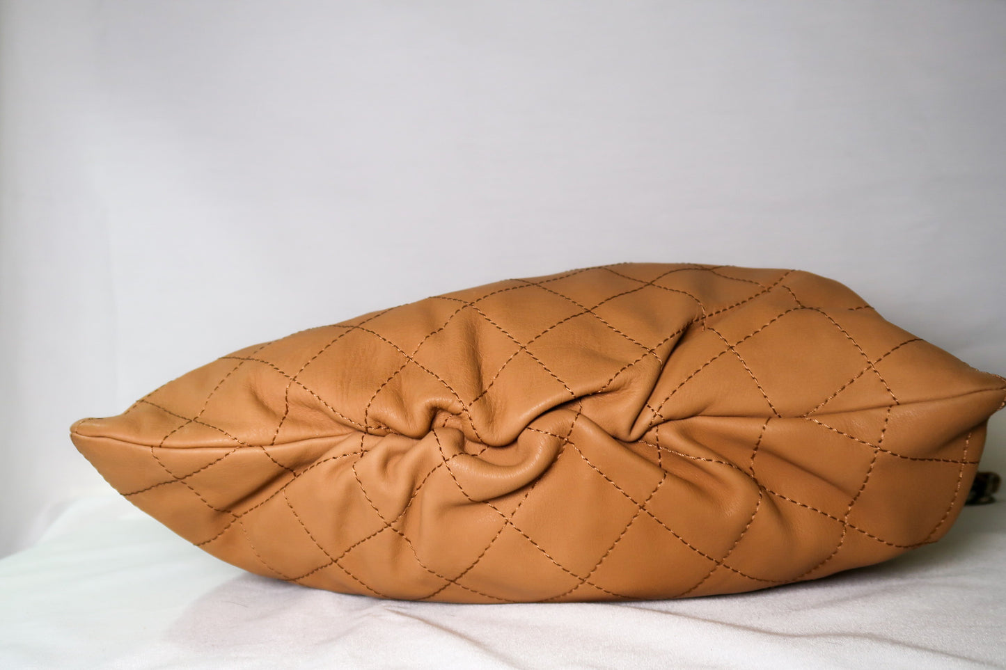 Chanel Hobo w/ Chain Beige/ Tan