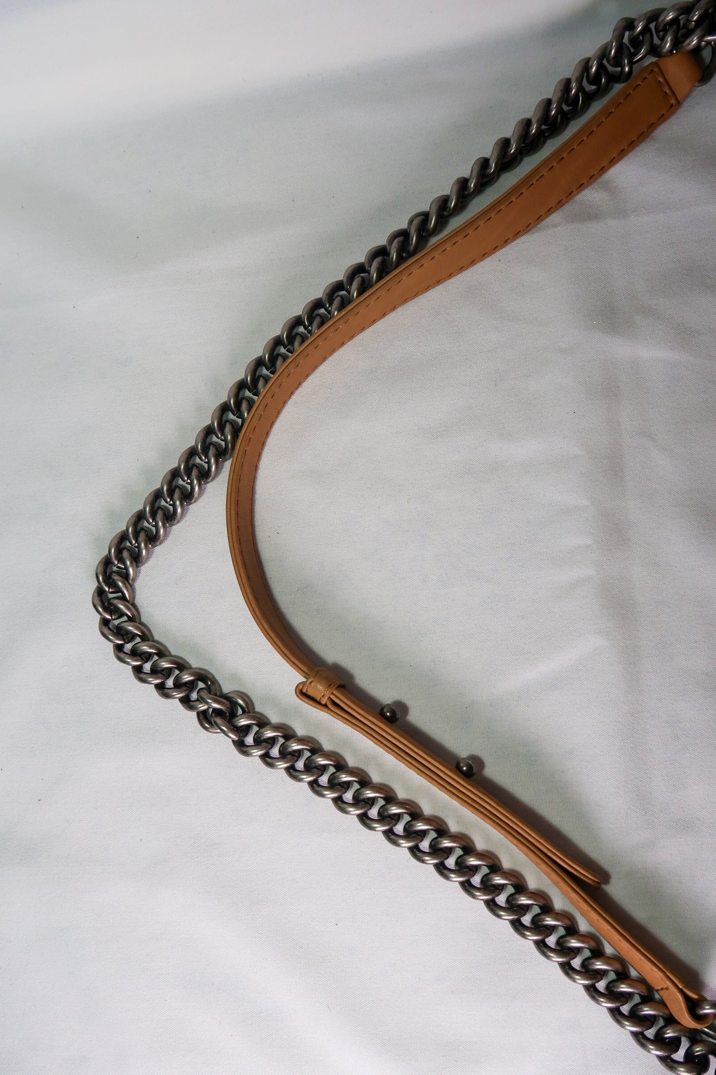 Chanel Hobo w/ Chain Beige/ Tan