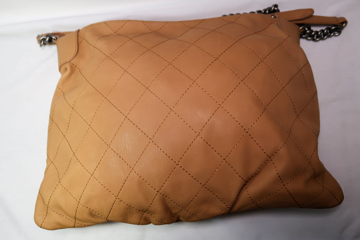 Chanel Hobo w/ Chain Beige/ Tan