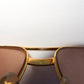 Cartier Vendome Louis 22k Gold-plated Sunglasses 62-14 140 078283