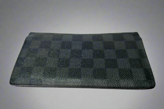 Louis Vuitton Portefeuille Brother Bifold Long Wallet Damier Graphite