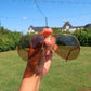 Cartier Vendome Louis 22k Gold-plated Sunglasses 62-14 140 078283
