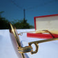 Cartier Vendome Louis 22k Gold-plated Sunglasses 62-14 140 078283