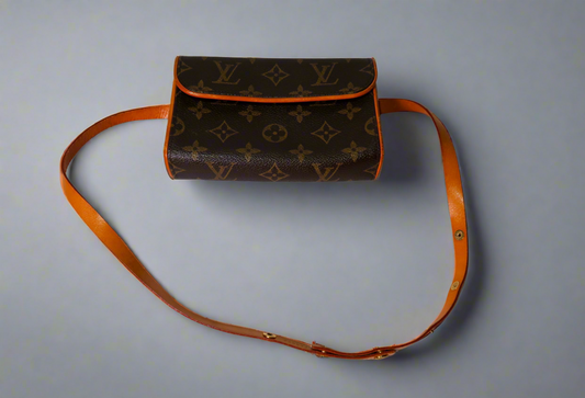 Louis Vuitton Monogram Pochette Florentine Twin XS Crossbody Clutch