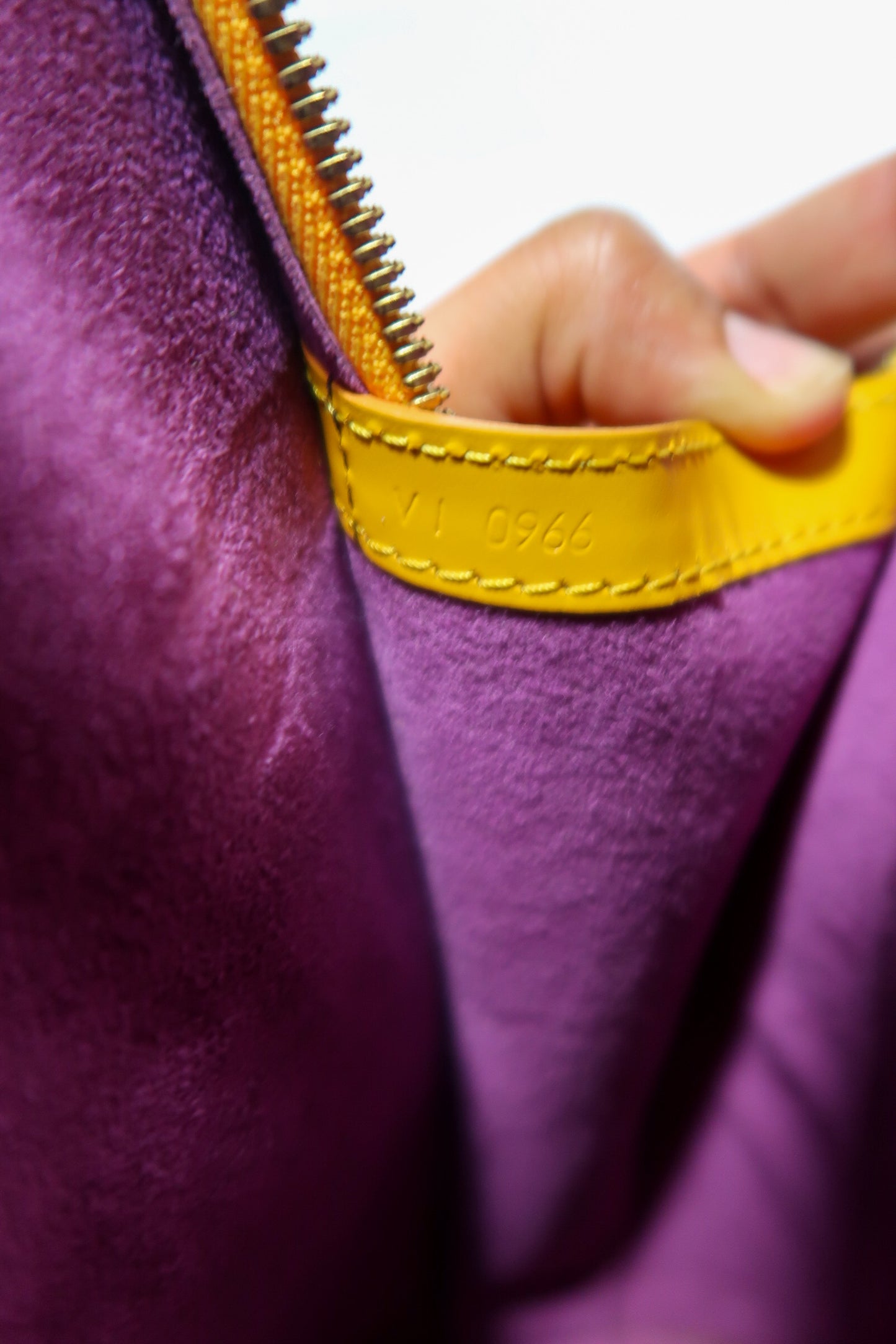 Louis Vuttion Epi Leather Lussac Vintage
