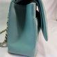 Chanel Double Flap Caviar Moss Green