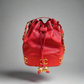 Chanel Red Caviar 3 'CC' Bucket Bag Medium