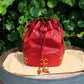 Chanel Red Caviar 3 'CC' Bucket Bag Medium
