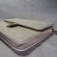 Chanel Quilted Matelasse CC Logo Lambskin Chain Shoulder Bag White / Cream Gold