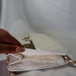 Chanel Quilted Matelasse CC Logo Lambskin Chain Shoulder Bag White / Cream Gold